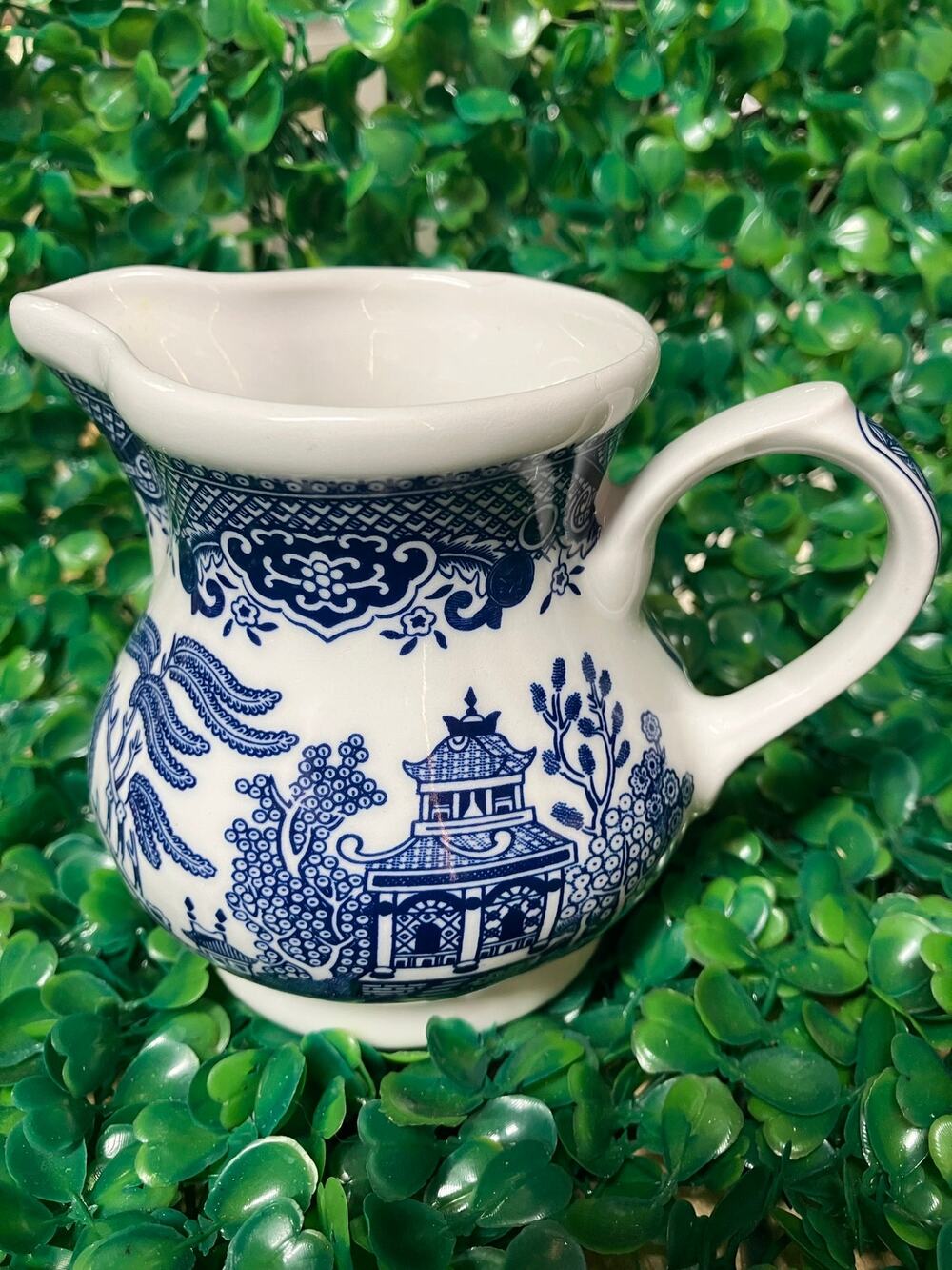 Churchill Blue Willow Creamer